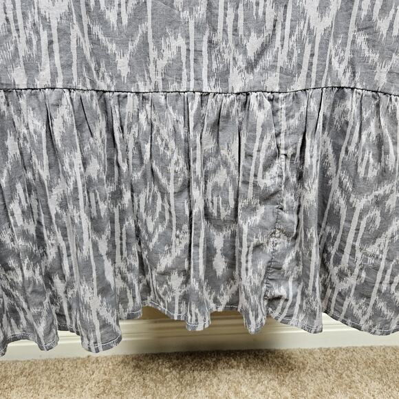 Calvin Klein Sleeveless Maxi Sundress Smocked Ruffle Bow Tie Back Cottage Size S - Picture 9 of 16